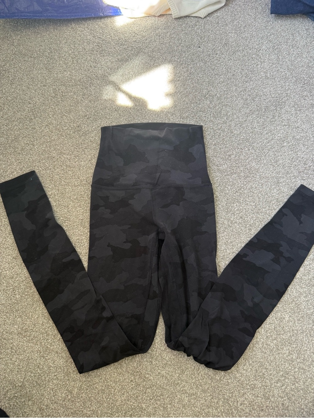 lululemon athletica Black Camo High-Rise Leggings